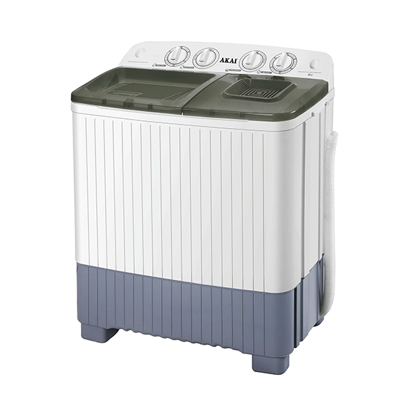 Akai Washing Machine Half Automatic 10 KG Ellahloba White XPB100-962S