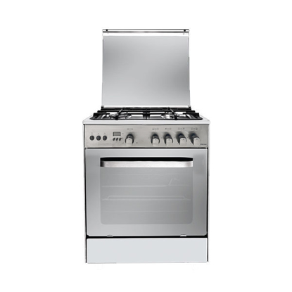 Fresh Gas Cooker Matrix 60x60 cm Full Safety with fan Stainless 500016633