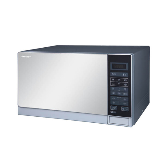 Sharp Microwave with Grill 25 Liter 1000 Watt Silver R-75MT(S)