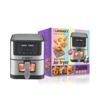 JAMAKY Air Fryer 8 Liter 2500 Watt Black JMK5012
