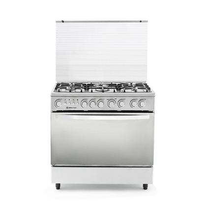 White Point Free Standing Gas Cooker 90*60 With 5 Burners Stainless WPGC9060XCAM