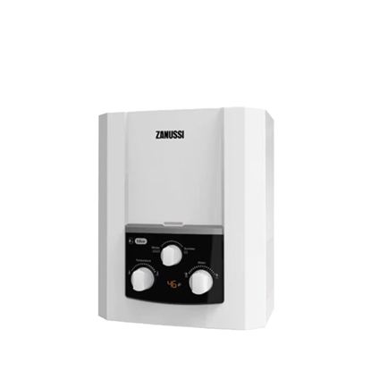 Zanussi 6 liter gas water heater with digital screen - white ZYG06313WL