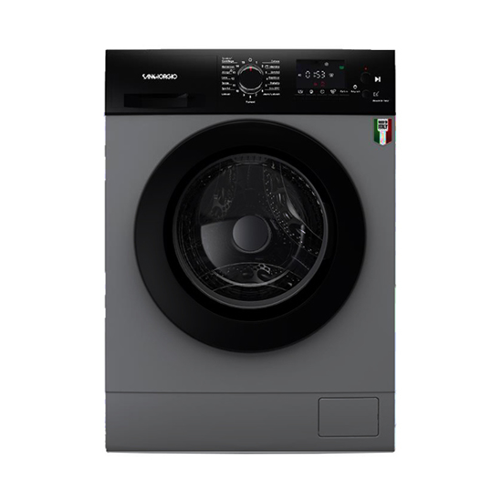 OCEAN Washing Machine 8KG 1000 RPM Digital Silver WNO 1283 FTS