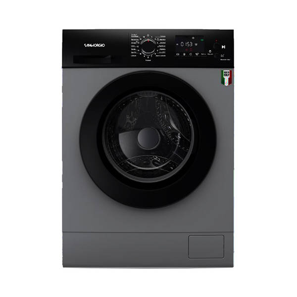 OCEAN Washing Machine 8KG 1000 RPM Digital Silver WNO 1283 FTS