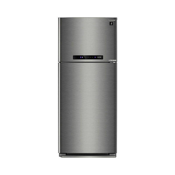 SHARP Fridge Inverter Digital No Frost 396 Liter Dark Stainless SJ-PV48G-DST