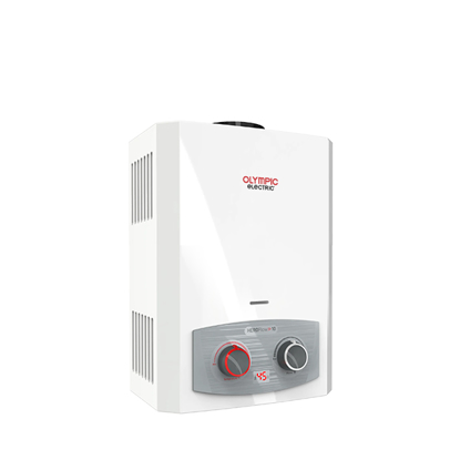 Olympic Electric Digital Gas Water Heater Hero 6 Liter White