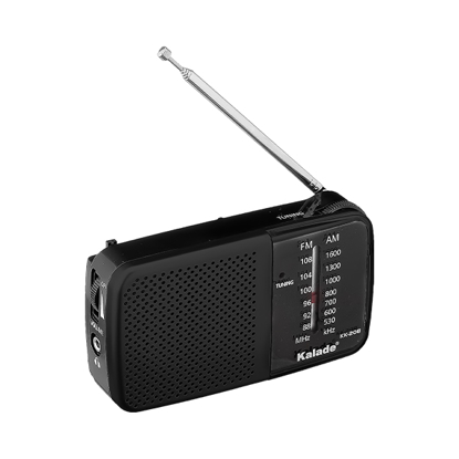 Kalade Pocket Radio FM/AM High Sensitivity Black KK-208