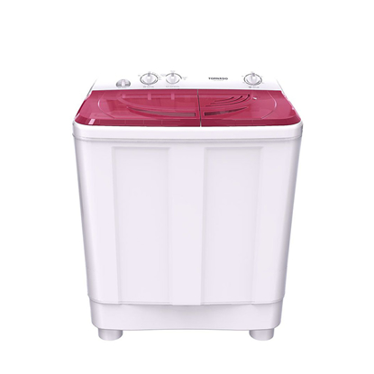 TORNADO Washing Machine Half Auto 12 Kg White x Red TWH-Z12DNE-W(RD)