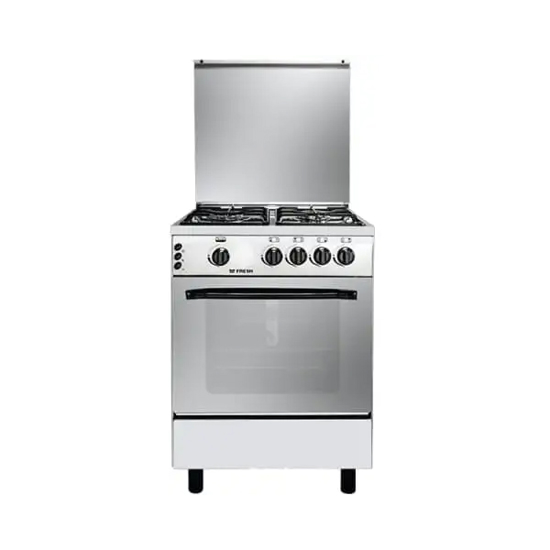 Fresh Cooker Rainbow 4 Burners 60*60 Cm With Fan Stainless - 500009810	