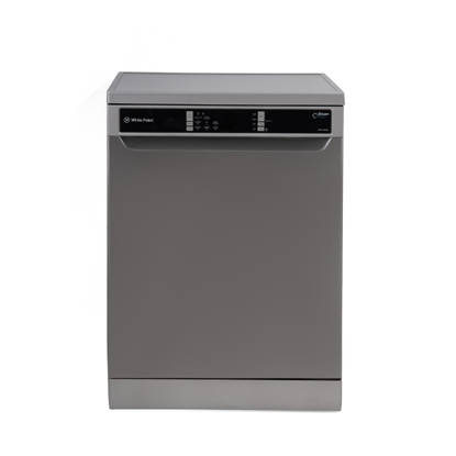 White Point Dishwasher 14 Settings 8 Programs With Digital Screen & Steam Wash In Silver Color WPD148HDS