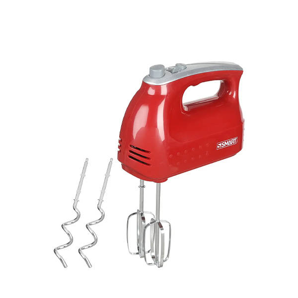 Smart Hand Mixer 400 watt 5 Speeds Turbo Function Red SHM201E