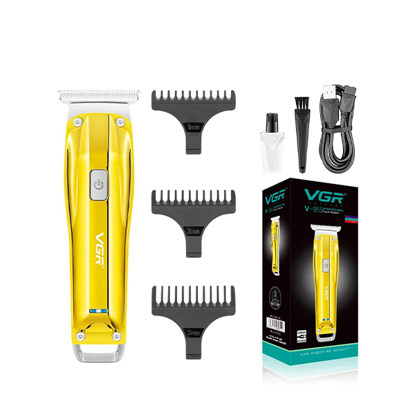VGR Professional Rechargeable Hair Trimmer Gold V-955