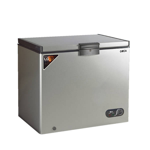 Chest Freezer ORCA 341 Liter Silver LG Motor