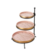 Nour Al Mostafa Cake Stand 3 Levels Circle with stand