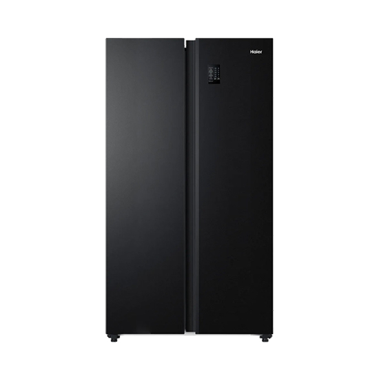 Haier Refrigerator Side by Side No Frost Inverter Digital Display 521 Liters Black HRF-570SDBM