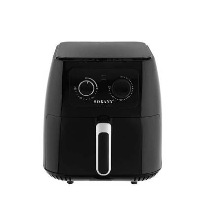 قلاية هوائية سوكاني 8.5 لتر 1700 وات لون اسود SK-005 Sokany Air Fryer 8.5 Liter 1700 Watt Black SK-005