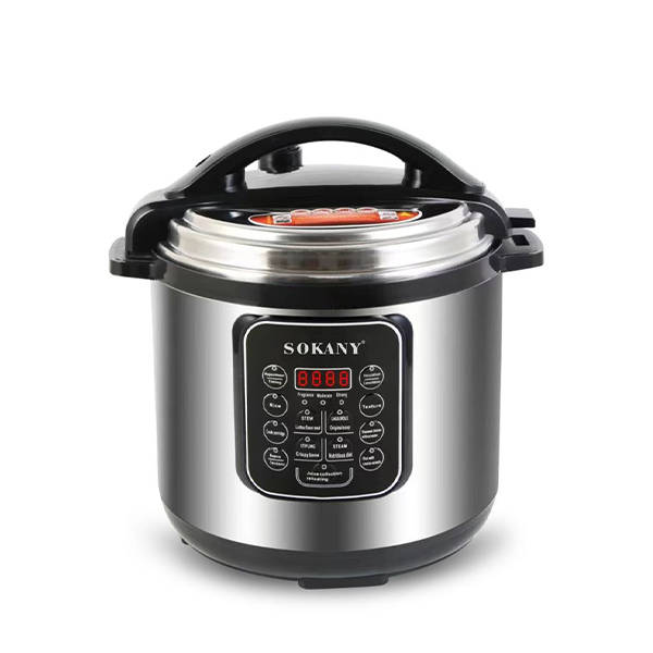 Sokany Electric Pressure Cooker 13 Liter 1600 Watt Silver SK-2404
