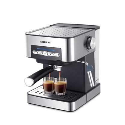 Sokany Espresso Coffee Machine 1.6 Liter 850 Watt Silver SK-6862