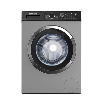 TORNADO Washing Machine Full Automatic 8 Kg Silver TWV-FN812SLOA