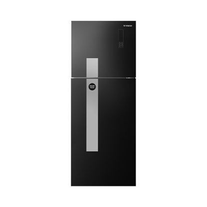 Fresh Refrigerator Digital 397 Liters Black Glass - FNT-MR470YGMLS