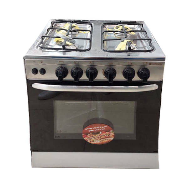 Techno Gas cooker 60*60 4 burnersull Stainless - Magic 3