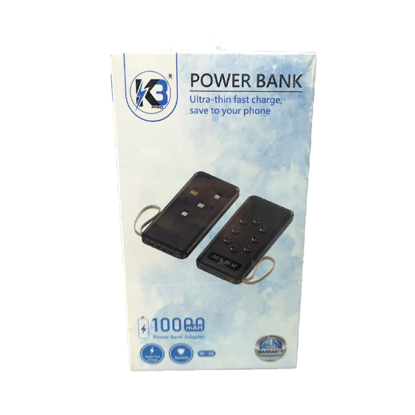 K3 Pro Power Bank Black 22-W