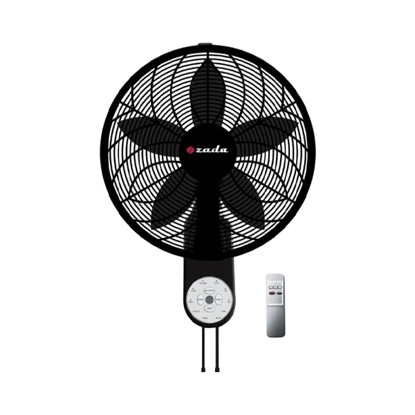 Zada Wall Fan 18 Inch With remote Black - ZWF-50R	