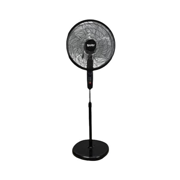 Sary Stand Fan, 18 Inch, 5 Blades, Black - SRSFW-21013