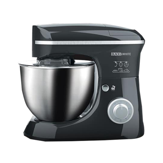 Black And White Stand Mixer, 1500 Watt 6.2 Liters Multi Color SM-615