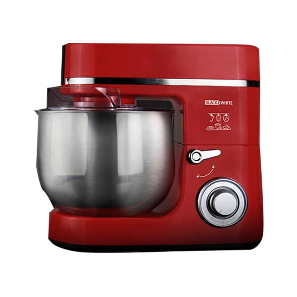 Black And White Stand Mixer, 2200 Watt 8 Liters Red SM-822