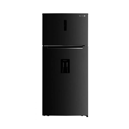 White whale refrigerator 540 liter 2 doors no frost with digital screen and water dispenser Black WR-5395 HBX + free gift White whale hand blender 2000 watt WHB-781WG	