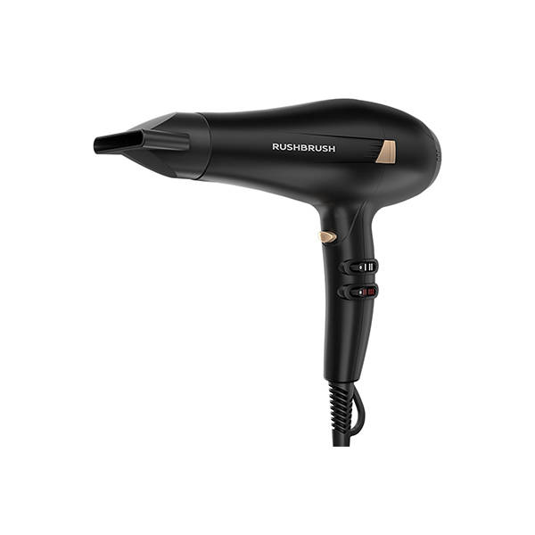 Rush Brush Hair Dryer 2300 Watt - Black D3-Pro