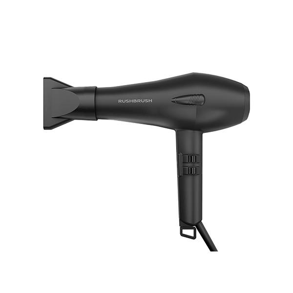 Rush Brush Hair Dryer 2600 Watt - Black Turbo