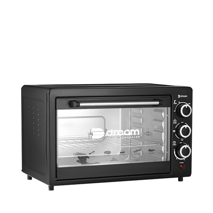 Dream Electric Oven 40 Liter 1200 Watt With Grill Black DR-13040