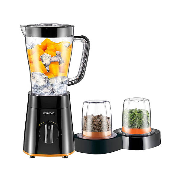 Kenwood Blender with 2 Mills, 500 Watt 2 Liter Black BLP16