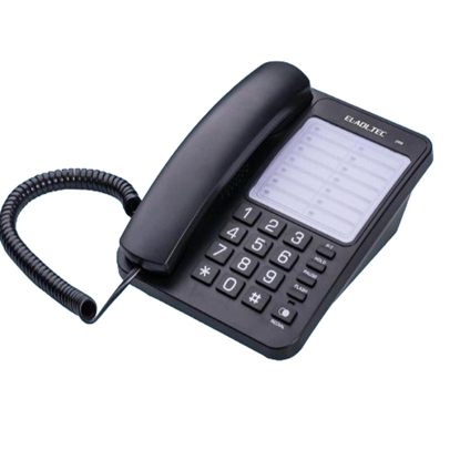 EL-ADL Tec  Corded landline Phone Black 209