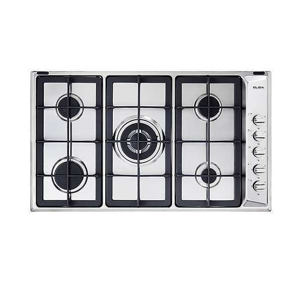 ELBA GAS HOB Bulit In 5 BURNERS 90 CM STAINLESS E95-545XND