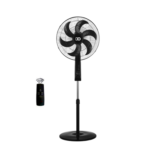 iDO Stand Fan 18 Inch 6 Blades Remote Control , Black – SF18RC-BK