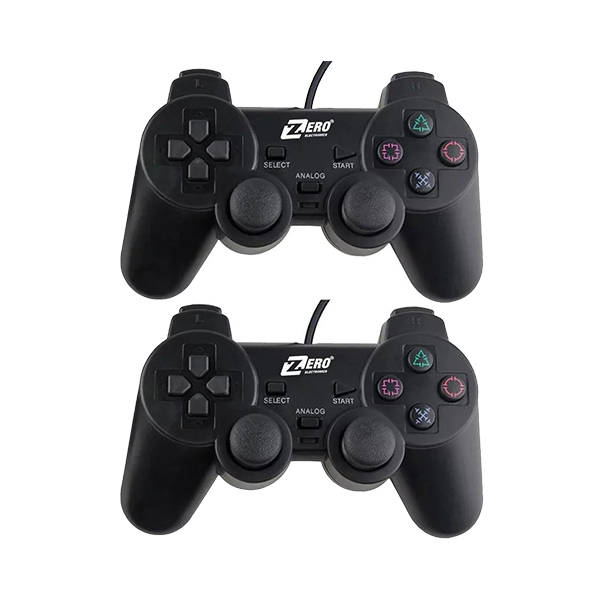 Compatible with computer and laptop dual controller Black - ZR-4001