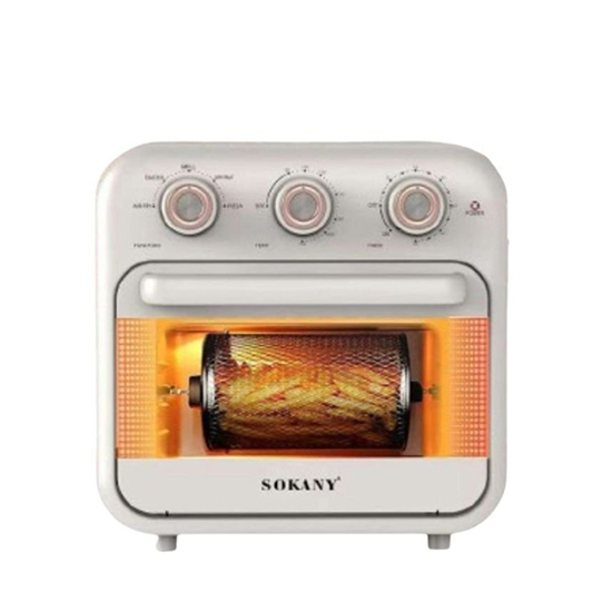 Sokany Air Fryer + Oven 1800 Watt 18 Liter Silver SK-10002