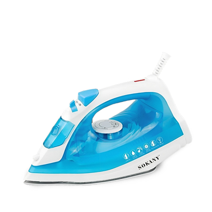 Sokany Steam Iron 1600 Watt White SL-2077A