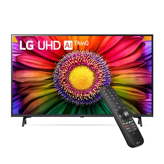 LG 4K 55 Inch Smart LED TV with Magic Remote- 55UR80006LJ	