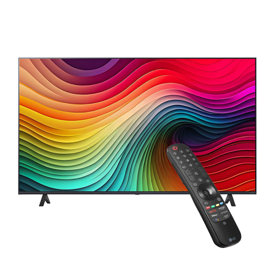 LG NanoCell AI NANO80 4K Smart TV 50 Inch AI Magic remote HDR10 webOS24 - 50NANO80T6A (2024)	