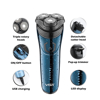 VGR Rechargeable Professional Electric Shaver Wet and Dry Blue V-322