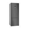 Bosch Series 4 Digital No Frost Combi Refrigerator 505 Liter Black Stainless Steel KGN56CX30U