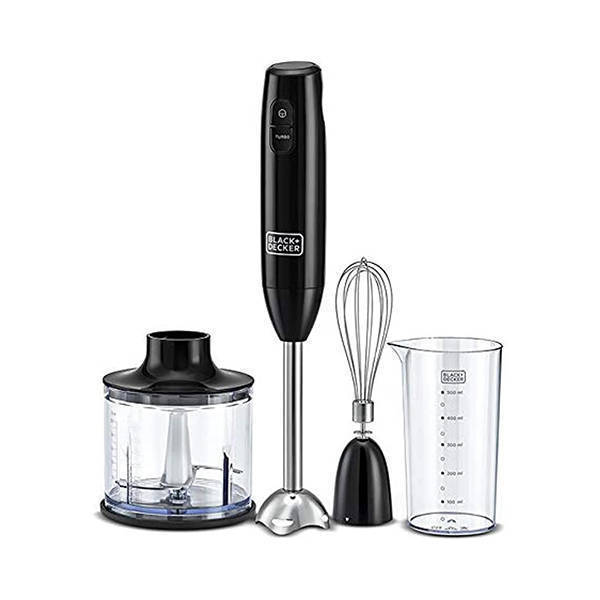 Black & Decker 3 In 1 Hand Blender with Chopper 500 ML 600 Watt HB600-B5