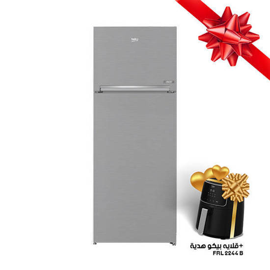 Beko Refrigerator No Frost 2 Doors 448L - Stainless Steel - RDNE448M20XB	