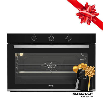 Beko Built-In Gas Oven With Fan 90 cm Black BBWHT12104BS	