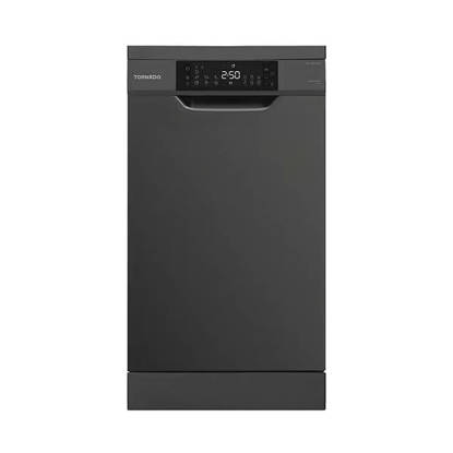 TORNADO Dishwasher 10 Person 45 cm Digital 7 Programs Black TDV-FN107CBK