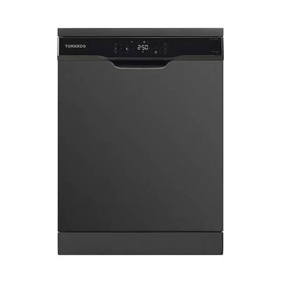 TORNADO Dishwasher 15 Person 60 cm Digital 8 Programs Black TDV-FN158CBK